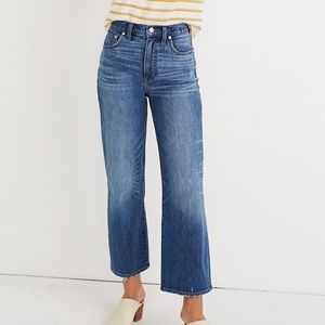Madewell Slim Wide-Leg Jeans in Garrett Wash
